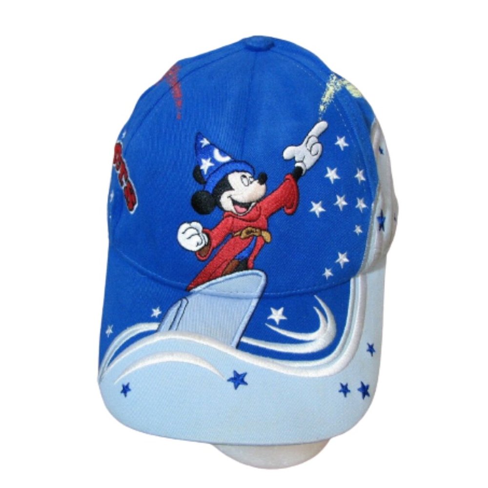Disney World Mickey Mouse Sorcerers Hat Ball Cap Child Size Youth